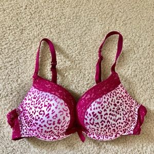 Aerie 32B cheetah print push up bra